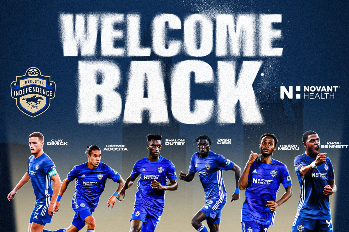 6 Charlotte Independence Players To Return for 2023 Season featured image