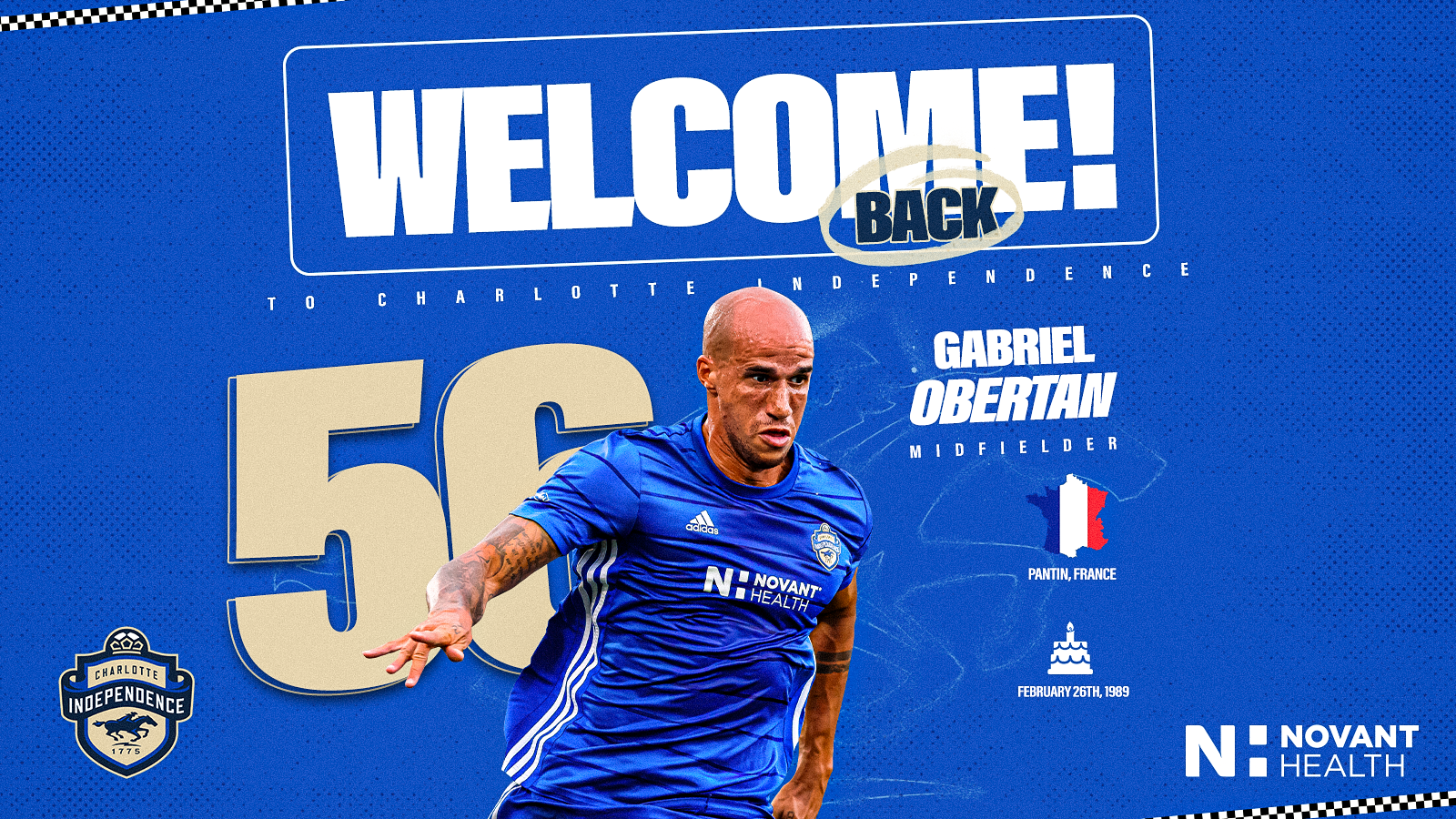 Charlotte Independence Re-Sign Premier League Midfielder Gabriel Obertan featured image