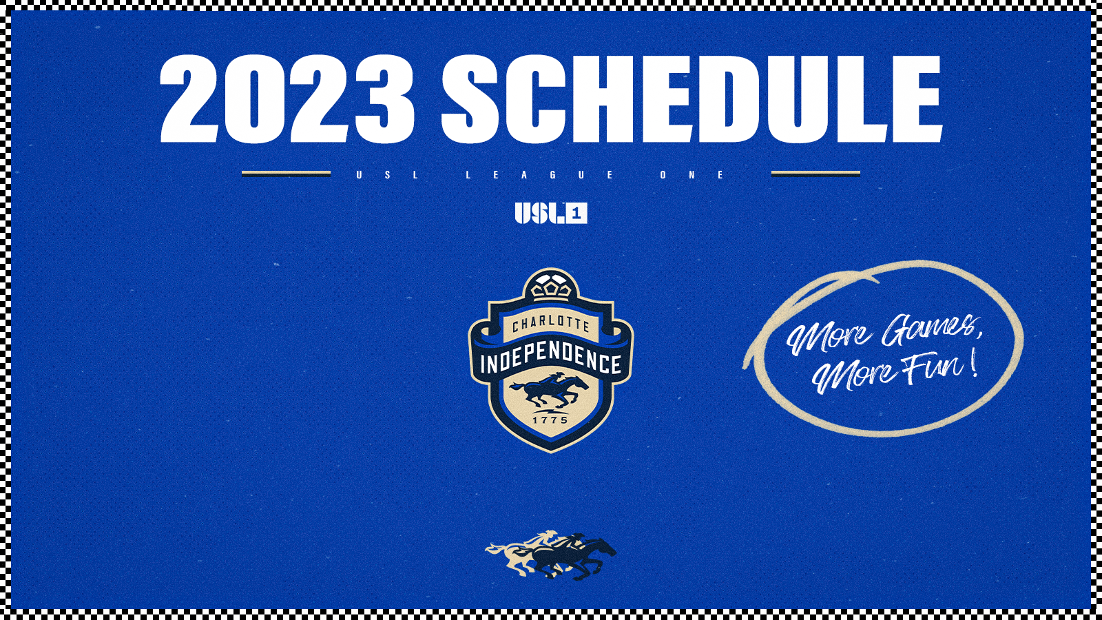 Charlotte Independence Release 2023 Regular Season Schedule featured image