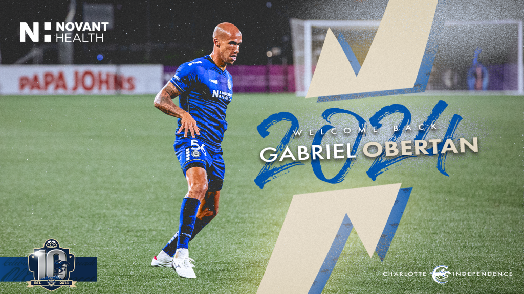 Welcome Back Gabriel Obertan Charlotte Independence 2024 Signing