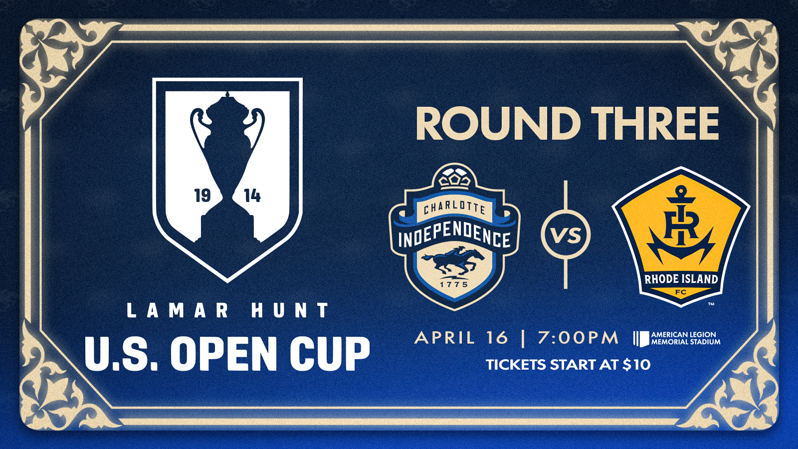 Charlotte Independence Host Rhode Island FC in U.S. Open Cup Third Round featured image