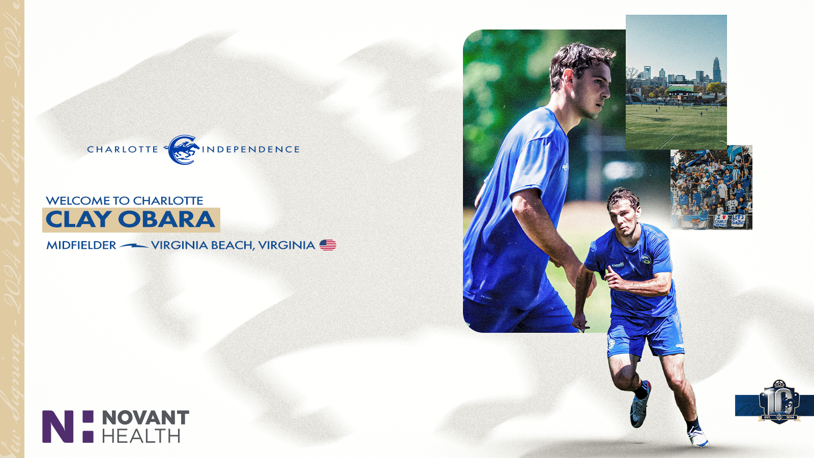 Independence Sign Midfielder Clay Obara to First Professional Contract featured image