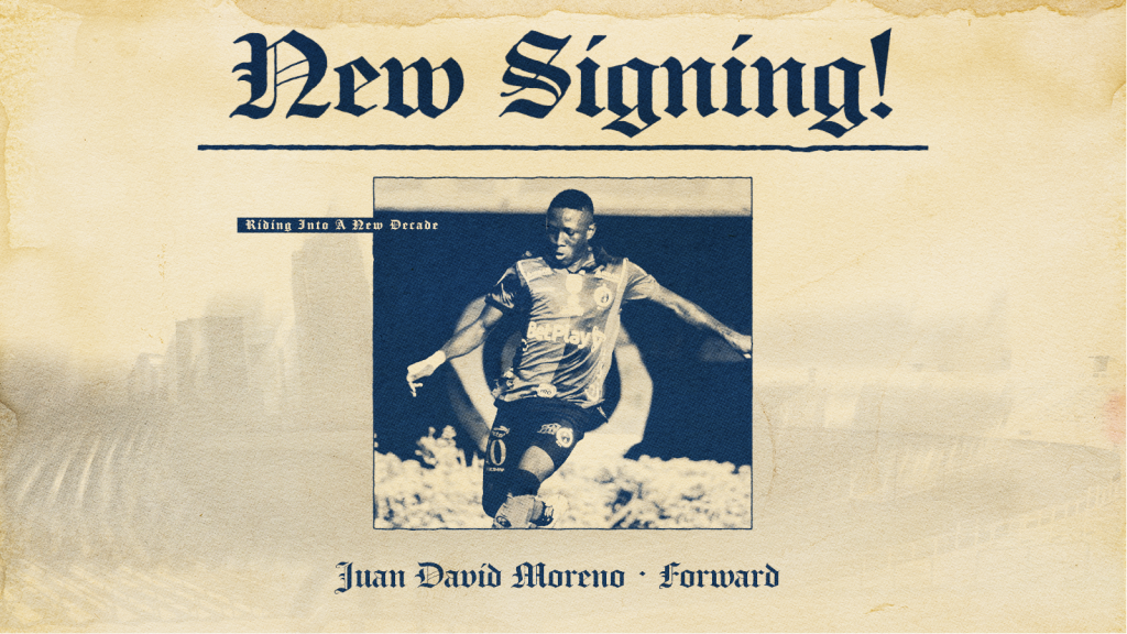 Charlotte Independence Sign Colombian Forward Juan David Moreno